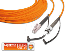 LSP-50 LC-ST 3.0 Simplex fibre optic patch cable, MM OM2, LC-ST, 3.0 m