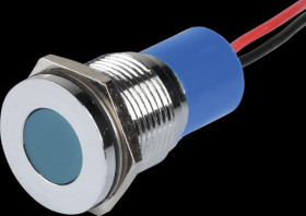 Q16F3CXXB12E Indicator LED, 12 V DC, 16 mm, wired, blue/BrC
