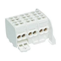 Hager KH23C KH23C Terminal 3-Pin 80A Finger-Safe 1pc 2x25/2x16 mm&#xB2;