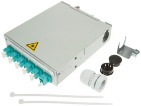 Panel krosowniczy, obudowa, 6-portowy LC 6 Wielomodowy Duplex Telegartner