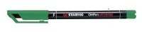 UM193.83 Pisak wysokowydajny, wodoodporny (foliopis) STABILO gr. 0.7mm - zielony
