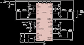 40V Low I, Triple Output, 3-Phase Synchronous Step-Down Controller