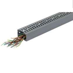 tehalit Kanał grzebieniowy BA7A 60x40mm PVC szary BA7A60040 /2m/