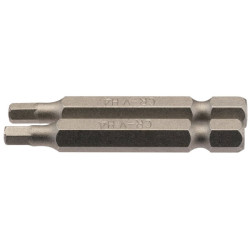 Draper 64254 4mm 1/4&quot; Hex Hexagonal Insert Bit 50mm Long x 2