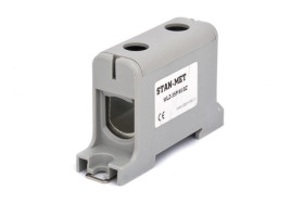 Złączka szynowa gwintowa al/cu 95mm2 szara WLZ-35P/95SZ