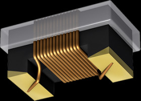 RF choke, SMD 1206, 100 µH, 80 mA, 1206F-101K-01
