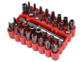 Komplet 33 sztuk grotów/bitów do wkrętarek