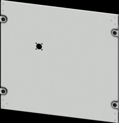 Aperture, rectangular, sheet steel, (W x H x D) 600 x 450 x 10 mm, light gray, 8PQ2045-6BA03