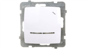 Karo Łącznik Schodowy Z Podświetleniem Biały Łp-3Ss/M/00