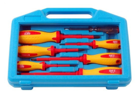 Wkrętaki izolowane 1000V płaskie i krzyżowe - zestaw ZWI-1