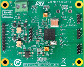 EVALMASTERGAN4 Demonstration board for MASTERGAN4, 650 V GaN HEMTs