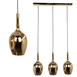 Lampa wisząca LUGANO GOLD 3xE14 ML8816 Milagro