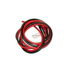 PRZEWÓD SILIKONOWY CZERWONY 0.5mm2 Imax 10A