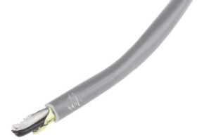 Wieloparowy kabel przemysłowy, 1 -parowy , 22 AWG AWG , izolacja PVC Ekranowany Przewód wielożyłowy