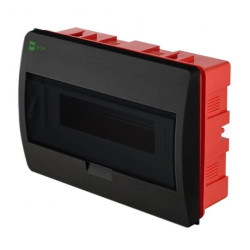 Rozdzielnica modułowa Elegant 1x12 podtynkowa IP40 N+PE czarny 2413-09