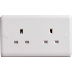 Deta Vimark VC1208 Unswitched Socket 2-Gang 13A