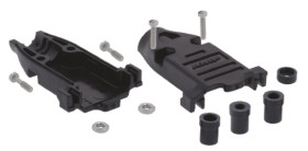 Osłona tylna D-Sub 9 -pinowe ABS Proste TE Connectivity E