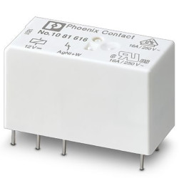 Przekaźnik mocy 12V dc SPST Phoenix Contact 400mW, montaż PCB 360Ω Otwór przezierny