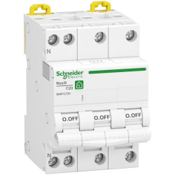 Wyłącznik nadprądowy MCB, 3-biegunowy, 20A, 400V, Schneider Electric, R9PF