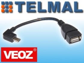 Adapter kątowy mikro micro USB - USB OTG VEOZ