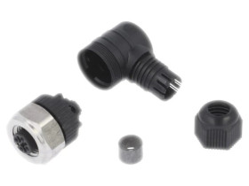 RKCWN4/7 Wtyk M12 PIN: 4 żeńskie kod A-DeviceNet / CANopen na przewód