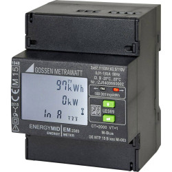 Gossen Metrawatt U2387-V012 Multi-Phase Digital Meter MID-Approved