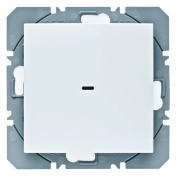 KNX Przycisk pojedynczy płaski RF quicklink biały połysk S.1/B.3/B.7 85655289