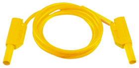 28.0124-100-24, PVC, 32A, 1 kV, kolor: Żółty, dł. 1m, CAT II 1000V, -10→ +70°C., Staubli