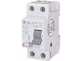 Wyłącznik różnicowoprądowy selektywny 2P 25A 100mA typ A EFI-2 A S 25/0.1 002063732 ETI