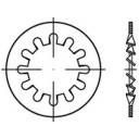 Podkładka ząbkowana TOOLCRAFT 1067158 Średnica wewnętrzna: 3.2 mm 2000 szt.