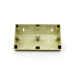 Puszka narożna podwójna DPNR2/41 krem Kontakt Simon54