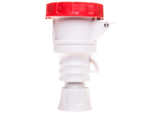 Gniazdo przenośne 4P 16A 400V czerwone IP66/IP67/IP68/IP69 6H IEC 309 HP GW62030H /opak. 25/
