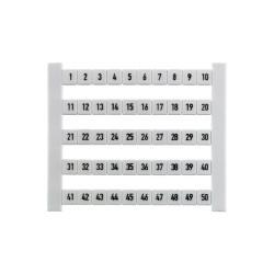 Etykieta Etykieta znacznika Dekafix Weidmüller Przyklejanie