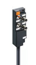 ASBM 4/LED 3-343/5 M rozdzielacz 4 porty M8 (3 stykowe), przewód w izolacji PUR, dł. przewodu 5m, Lumberg: 65349, ASBM4LED33435M