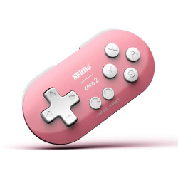 8BitDo Zero 2 Bluetooth Gamepad - Pink Edition