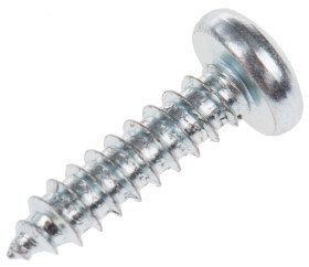 Wkręt samogwintujący długość 19mm Stalowe łeb Stożek, ocynkowana końcówka Pozi