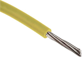 Przewód montażowy 0,22mm² Żółty RS PRO PVC 24 AWG 300 V dł. 305m 7/0.20mm