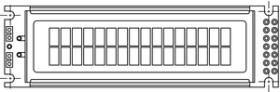 LCD-016N002O 16 x 2 Character LCD