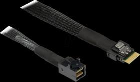 88885663 SlimSAS SFF-8654 4i &gt; MiniSAS SFF-8643, 0.7 m