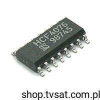 HCF4076M 4-Bit D-Type Register with Clock SMD-SO16 SGS