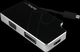 CDPVGDVHDB ADAPTER 3-IN-1 USB-C &gt; VGA, DVI, HDMI, 4K