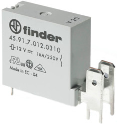 Relay, 1 Form A (N/O), 24 V (DC), 1.6 kΩ, 16 A, 400 V (AC), 45.91.7.024.0310