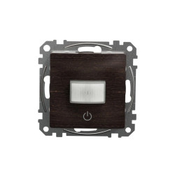 Czujnik ruchu 160 st. (10A), wenge, efekt drewna, Sedna Design i Elements SDD181504