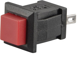 TruComponents 781936 Pushbutton ,Panel Mount,Off/(On),SPST-NO,Solder