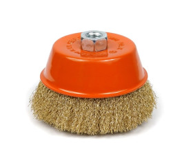 Szczotka czołowa z gwintem do szliferek kątowy M14 125 mm (54-158)