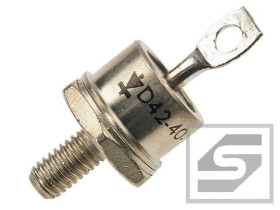 Dioda D42-40-06-NO (40A/600V)LAMINA DO-203AB(DO-5);M6;katoda na śrubie;