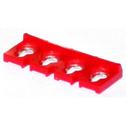 Mikroprzełącznik Izolowany skok suwakowy RS PRO Bloki zaciskowe RS Pro TEST6 45A Mocowanie zacisku