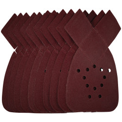 Draper 43993 Detail Sanding Sheets-Hook&amp; Loop, 140mm, 120 Grit, SSD4 10Pc