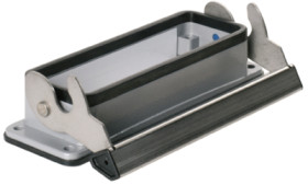 Surface mount housing, size B24, die-cast aluminum, longitudinal bow locking, IP65, 1213900000