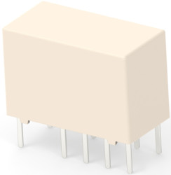 Relay, 2 Form C (NO/NC), 12 V (AC), 64 Ω, 2 A, 220 V (DC), 250 V (AC), bistable, 4-1393788-1
